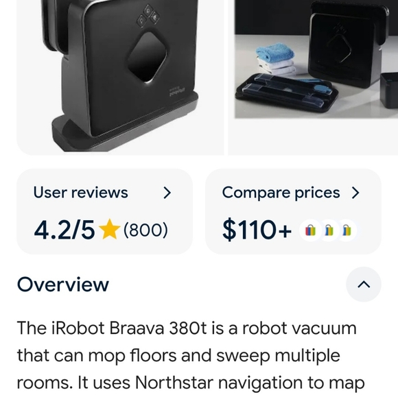 iRobot® Braava® 380 Robot Mop - Picture 6 of 6